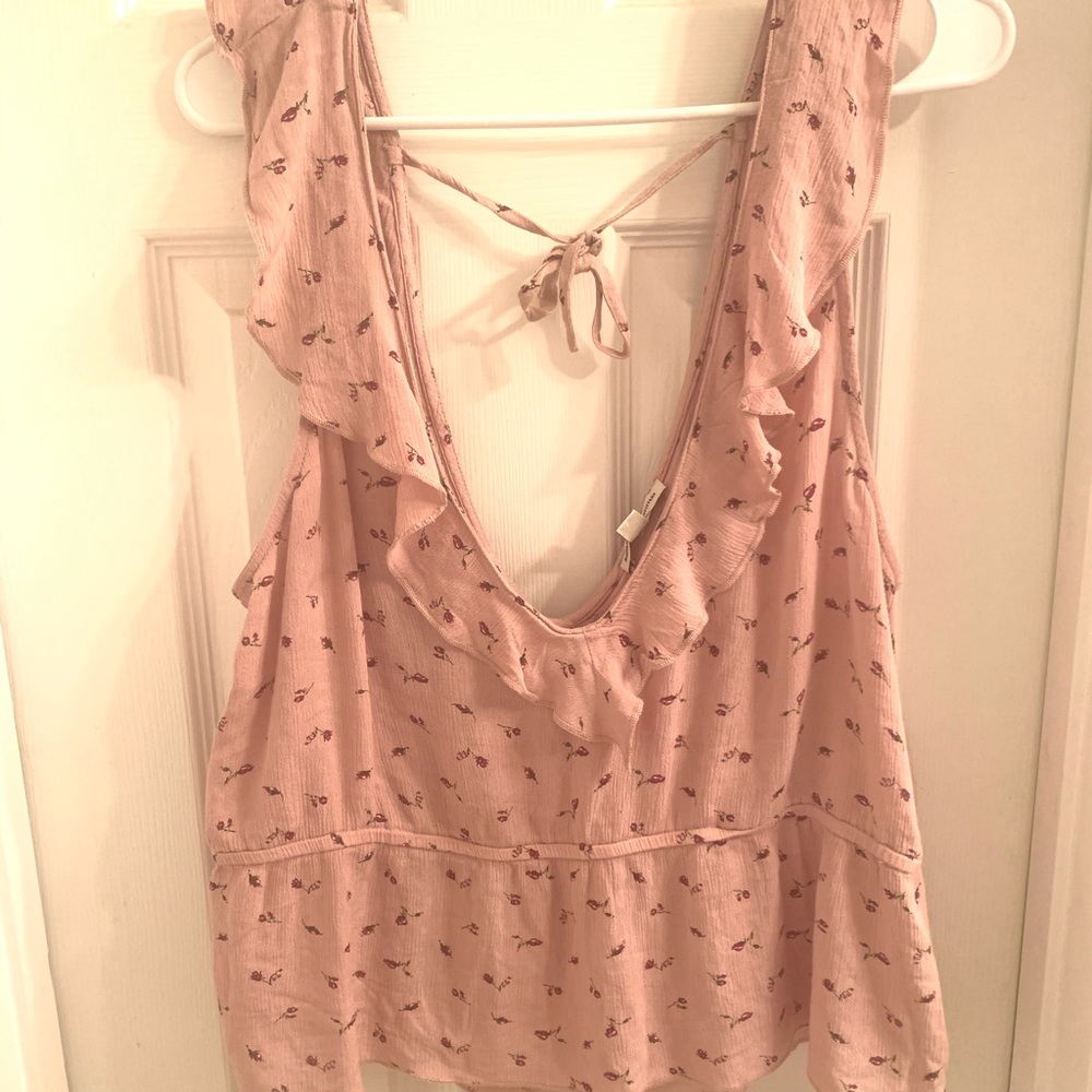 Pink Xl American Eagle Croptop